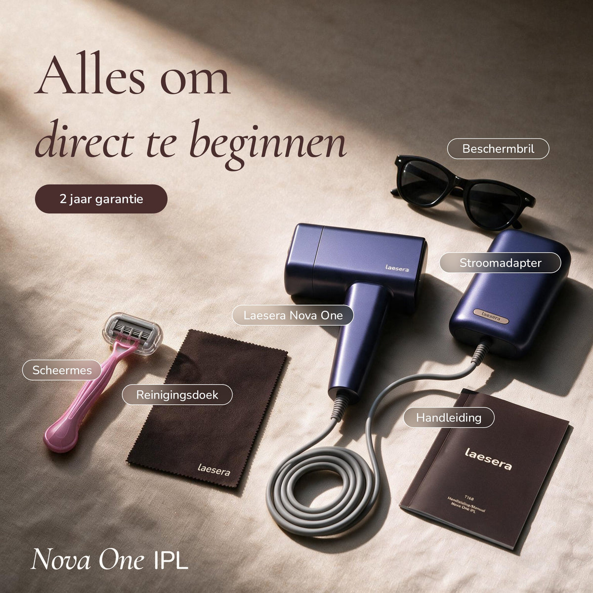 Laesera Nova One IPL - IPL-ontharingsapparaat