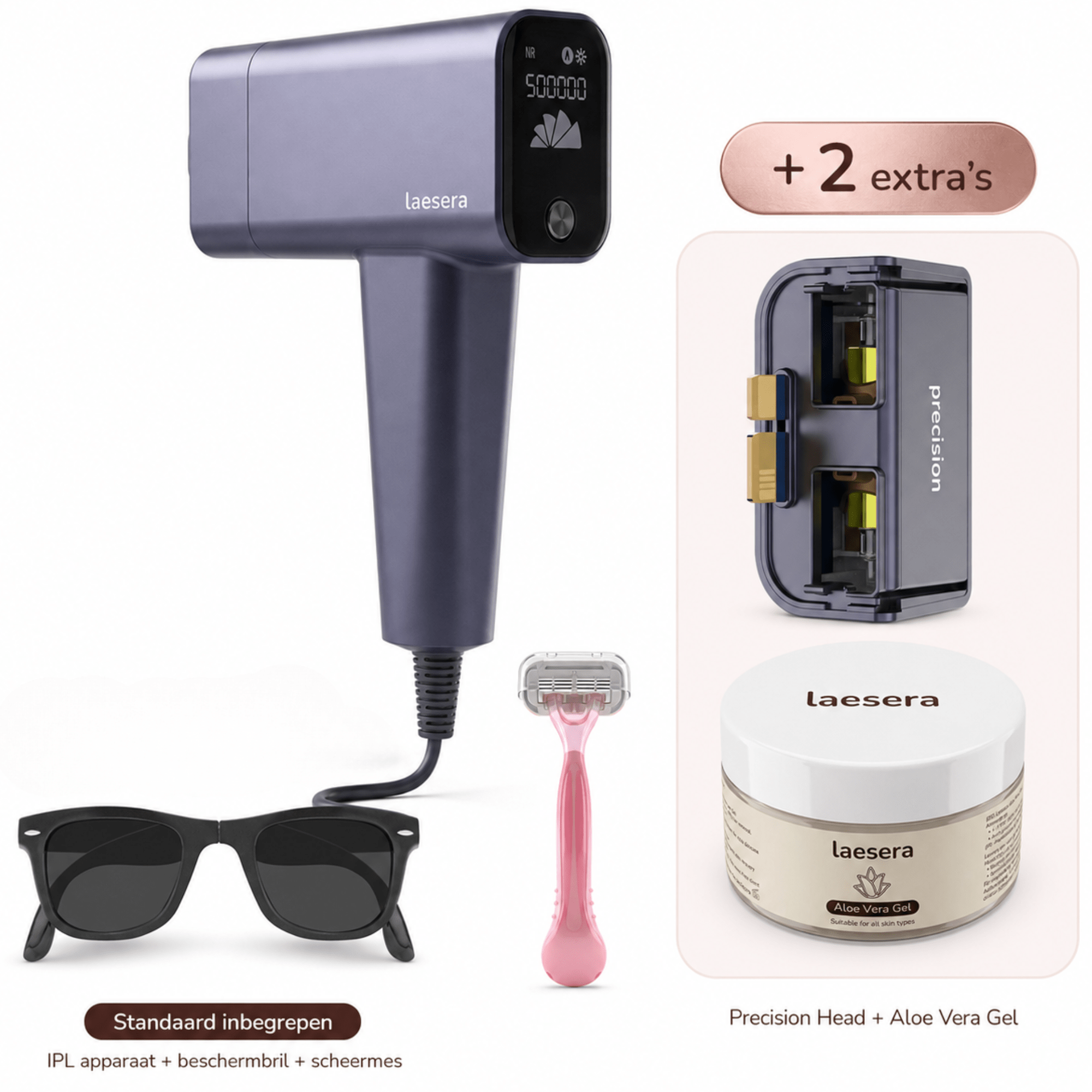 Nova One IPL Ontharingsapparaat Set -